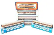 Marklin AC HO German DB BR-111 CITY "S-BAHN" LOCOMOTIVE & PASSENGER TRAIN Set`85