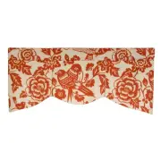 RLF Home Love Bird Mandy Valance 50" x 17" Orange