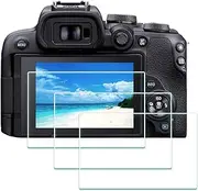 Screen Protector for Canon EOS R100 EOS R10 Camera, ULBTER EOSR10 Tempered Glass Edge to Edge Protection,Anti-Scrach Anti-Fingerprint Anti-Bubble [3 Pack]