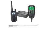 Oricom UHF360R 5 Watt UHF CB Radio with Controller Speaker Mic with Instant Replay AND 6.5dBi UHF CB Antenna AND UHF1400 1 Watt Handheld UHF CB Radio (UHF360RAH)