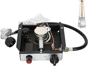47 000 BTU Patio Heater Module 3 Bolt Hole Square Patio Heater Burner Module Replacement Parts with Square Tube Regulator Patio Heaters Glass Tube Burner Module Replacement Simple and Easy to Install