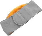 Waist Warmer Belt Thermal Stomach Protector Warm Belly Belt Warm Uterine Belt Lumbar Warmer Belt Stomach Warmer Warm Back Brace Warm Lumbar Support Polyester Cotton Grey