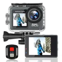 在飛比找momo購物網優惠-【聚優】5K運動相機(Action camera 防抖 相機