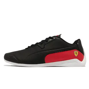 Puma 賽車鞋 Ferrari Drift Cat 8 男鞋 法拉利 運動休閒 球鞋穿搭 皮革鞋面 黑 紅 306818-01