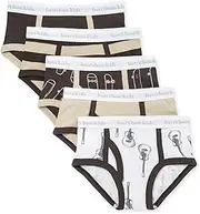 [Burt's Bees Baby] Toddler Boys' Underwear, Organic Cotton, Tag-Free Comfort Briefs