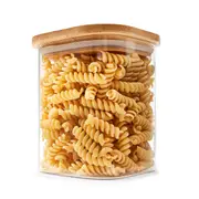 800ml Glass Container with Bamboo Lid