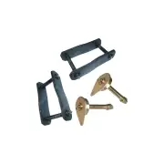 Rear EFS Extended Leaf Springs Shackles Pins for Toyota Landcruiser V8 HVDJ78R