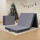 Tri Folding Mattress Single Size - 4 Inch Foldable Mattress for Travel/RV/Cam...