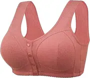 Large Sports Bra Front Shaping Cup Adjustable Shoulder Strap Large Size Bra Wireless Support Bras for Women