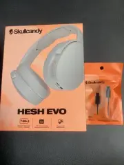 Skullcandy Hesh Evo S6HVW Bone Orange Glow Wireless Bluetooth Headphones - NEW