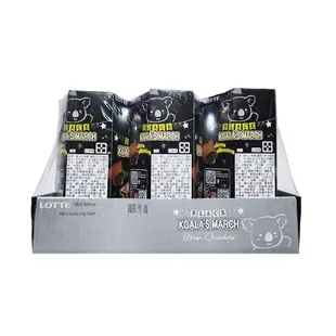 樂天 小熊餅乾 黑巧克力 一組6盒 樂天小熊餅 濃黑巧克力風味 期限至2025年 LOTTE 新品 送禮 ((台北內湖可