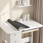 Large Desk Mat Double-Sided Design Desk Pad Protector, Waterproof Non-Slip Desk Cover Mat, Computer Desk Pad for Office Work Home(White,80 * 160cm)