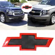 2015-2020 Black Red Front Bowtie Emblems fit Tahoe Suburban RST LT LS OEM