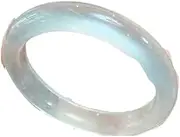[zhuBAOHE] Myanmar Ice Agate Bracelet Genuine White moonlight jade Bracelet for Girls Girlfriend Wife Valentine's Day gift