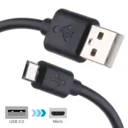3FT Flat/10FT Hi-Speed USB 2.0 A Male to Micro B Cable Cord for Tablets Lot