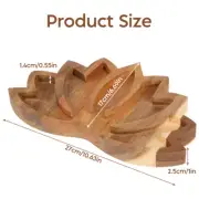 Lotus Crystal Tray Reusable Lotus Crystal Display Decorative-·