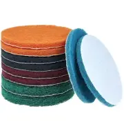4.76-Inch Flocking Scuff Pads Conditioning Discs Polishing Pad Buffing Wheels...