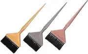 Beatifufu 3Pcs Hair Dye Brush Hair Colour Tools for Easy Tinting Application Salon Bristle Brushes for Home Use Hair Coloring Hair Dye Supplies