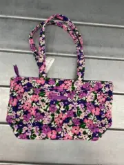 Vera Bradley Floral Tote Bag Zip Closure