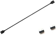 1 to 1 Extension Adapter Cable LED Light Strip 5V 3Pin/12V 4Pin Motherboard Aura Extension Cable 30cm for