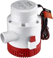 VEVOR 3000GPH Automatic Submersible Bilge Pump With Float Switch - 40 mm Outlet Diameter for Boats, Ponds, Pools, Basements