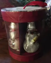 WILLIAMS & SONOMA Holiday Chefs Snowmen Ornaments 2007