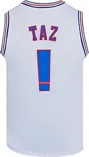 [CNALLAR] Mens Basketball Jerseys Taz !# Space Movie Shirts