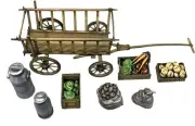 W Britain - “Going to Market” Mid 19th-20th Century Cart with Produce #53026