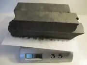 PURE GRAPHITE Raw bulk sticks bars 2x2 inch 7 Lbs 3.2 Kg for grinding, crucible