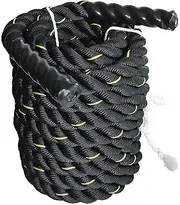 Battle Rope Dia 3.8cm x 9M Length Poly Exercise Workout Strength Training