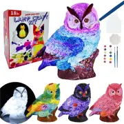 Owl DIY Painted Nightlight Toys Children's Color Stuffed Toys Infant