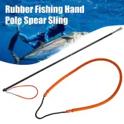 1PCS Orange Rubber Fishing Hand Pole Spear Sling Speargun Pole Spear Sling NEW