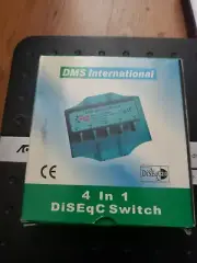 WATERPROOF DISEqC 4X1 SATELLITE MULTI-SWITCH FTA LNB W/ CASE DISH NETWORK BELL
