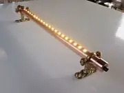 30cm 12V / Mains Copper Light, Touch Dimmer or Manual switch. Home, Camper, Boat