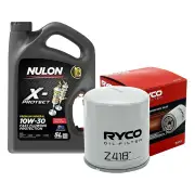 Ryco Oil Filter Nulon 5L PRO10W30 Engine Oil Kit for Toyota Camry MCV36R