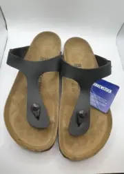 Birkenstock Gizeh Black size 38/US 7.5 New *please read*