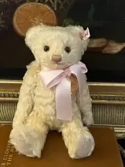 Steiff Bear Princess Charlotte Royal Baby Mohair Brand New Tags 664809 Papers