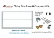 DIY Sliding Gate Frame & Hardware Kit-60mm external Wheels Gates 320kg