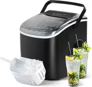 Maquina Para Hacer Hielo Portatil y Casa 9 Cubos En 6 Minutos Pequeña Oferta 24H