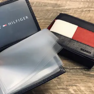 美國百分百【全新真品】Tommy Hilfiger 皮夾 證件夾 TH 短夾 錢包 卡夾 票夾 logo 男夾 AB67
