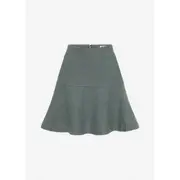 Neptune Felted Wool Mini Skirt