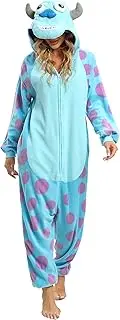 [Wishliker] Unisex Adult Onesie Pyjamas Platypus Christmas Costume SkyBlue