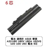 在飛比找蝦皮商城優惠-電池 適用於 ASUS 華碩 A32-U80 U80V U8