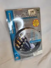 Monster Cable Interlink 300 MKII, 1M/RCA audio cable New Factory Sealed 3.3ft