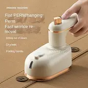 Portable Steam Iron Handheld Ironing Machine Household Clothing Iron Flat and Hang Ironing 2 in 1 Mini Rotating Electric Iron