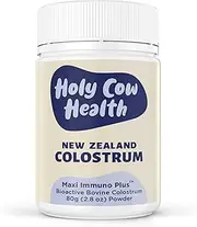Colostrum Powder by Holy Cow Health - Pure, Undiluted + Highly Bioactive - Ethically Sourced from New Zealand - Supports Gut Health, Immunity + Overall Well-Being