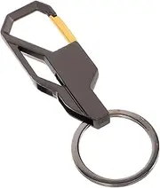 [TOGEVAL] Practical Belt Keychain Clip for Men Durable Key Holder with Workmanship Easy to Use Design for Convenient Key Access Stylish Finish