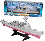 Kisangel Destroyer Ship Model Decorative Adornment for Boys Rooms Present for Fans for Home Office and Bedroom Decor Design