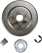 SUOKA 3/8 Pitch 6T Clutch Drum Sprocket Washer E-Clip Kit For STIHL 017 018 021 023 025 MS170 MS180 MS210 MS230 MS250 Spare Parts