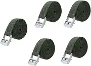 PLAFOPE 5pcs Cargo Straps Luggage Binding Belt for Easy Fastening and Secure Packing High Strength Practical Design for Cars and Motorcycles